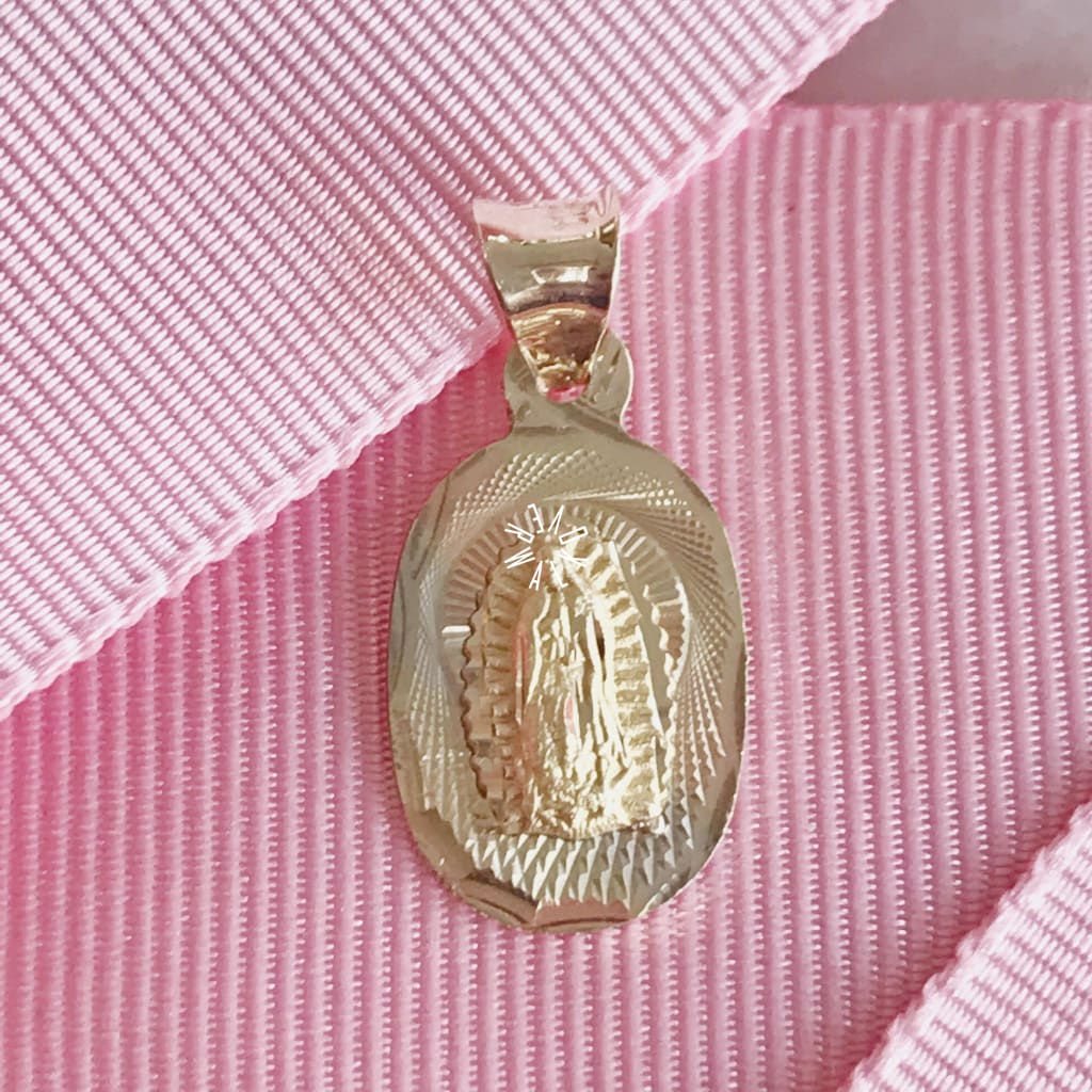 Medalla De La Virgen Guadalupe Oro 14K Mevg-14-097-0A9 Medalla