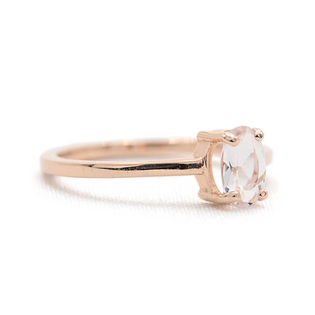 Anillo Solitario Morganita