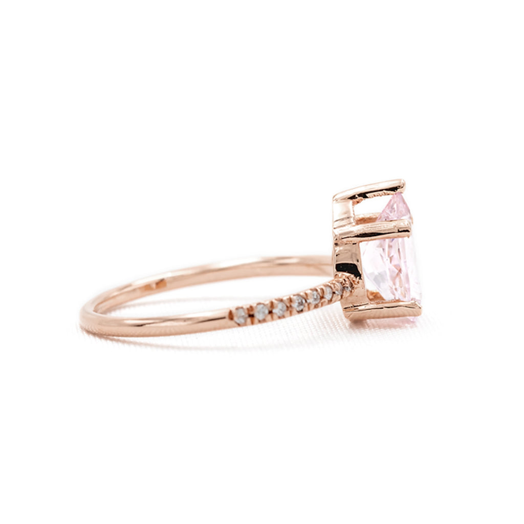 Anillo Morganita corte Pera