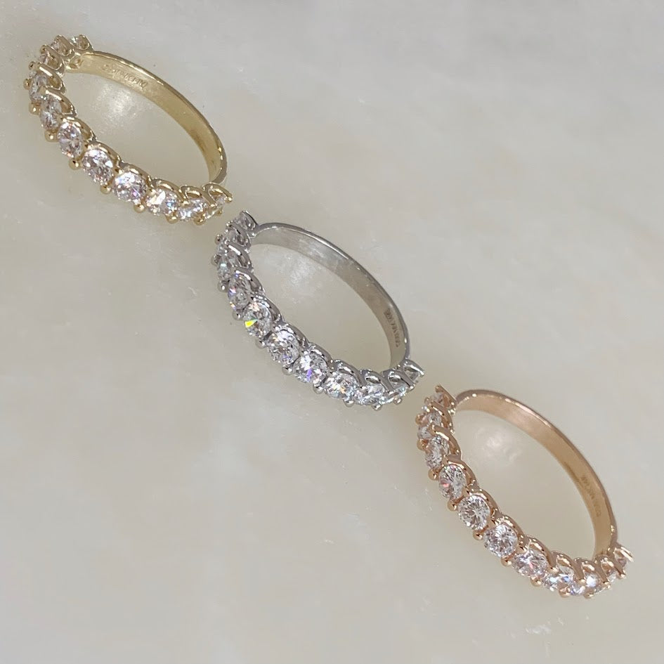 Media Churumbela con Circonias Oro 14K P45-088-2A8