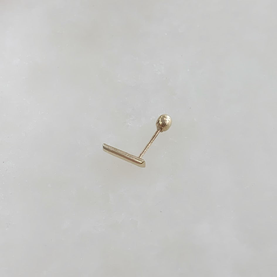 PIERCING ORO AMARILLO 10K SINGLE-990-10