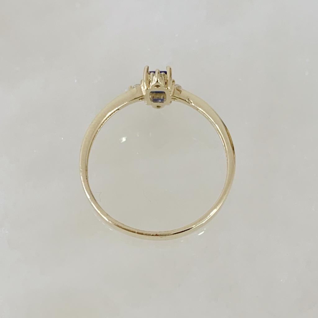 ANILLO PROMESA EN ORO AMARILLO 10k AP-OA-10E-02-75-1A2