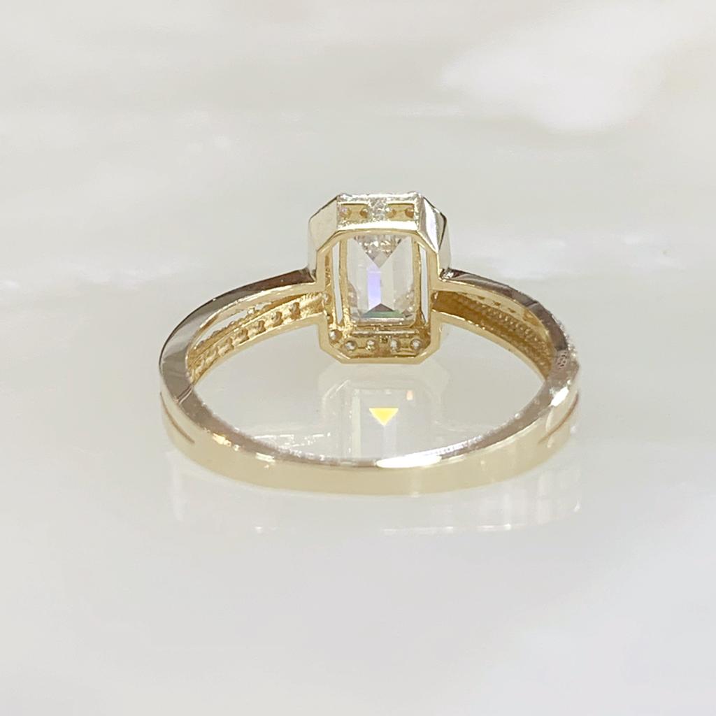 ANILLO DE COMPROMISO ORO AMARILLO 14K AC-OA-14-85-100-2A1