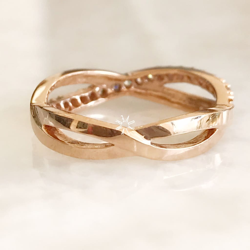 Alianza Matrimonial En Oro Rosa 14K R706-3 Argolla Matrimonial