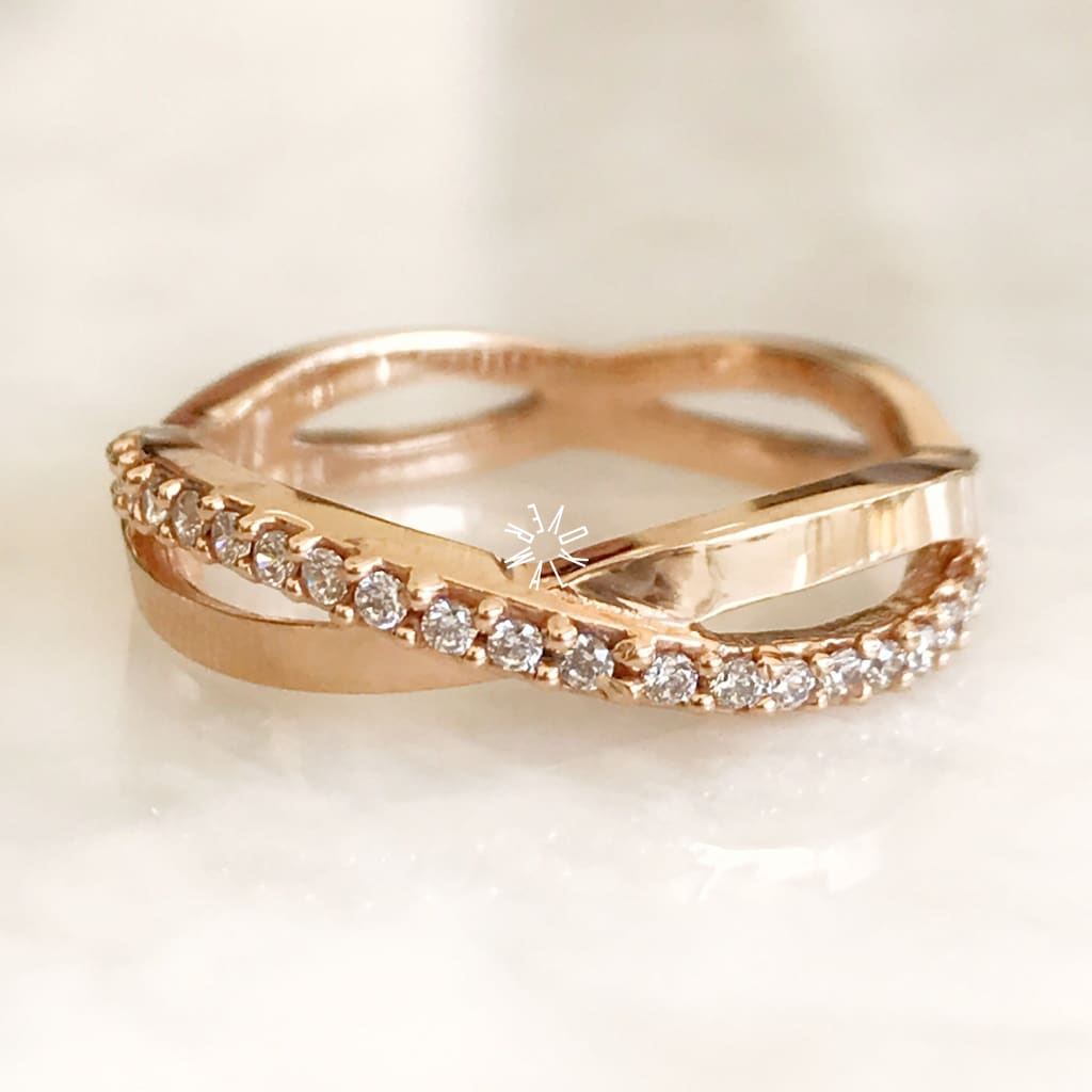 Alianza Matrimonial En Oro Rosa 14K R706-3 Argolla Matrimonial