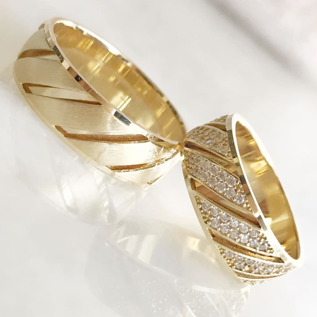 Alianza Matrimonial Oro Amarillo 14K 110347-110127 Argolla Matrimonial