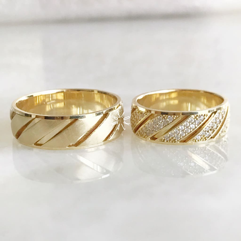 Alianza Matrimonial Oro Amarillo 14K 110347-110127 Argolla Matrimonial
