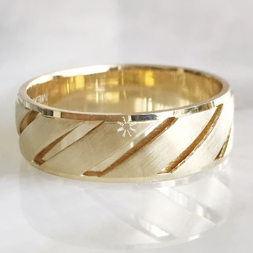 Alianza Matrimonial Oro Amarillo 14K 110347-110127 Argolla Matrimonial