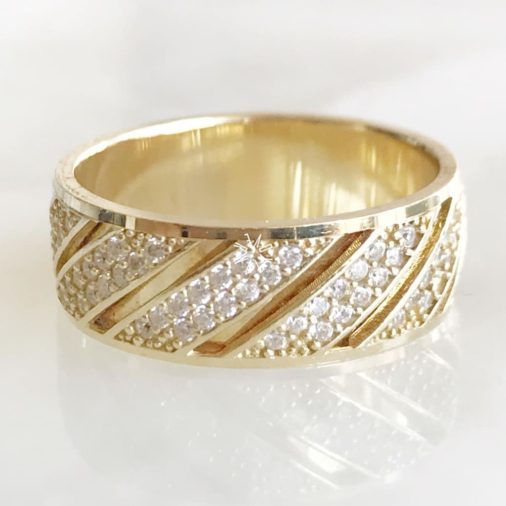 Alianza Matrimonial Oro Amarillo 14K 110347-110127 Argolla Matrimonial