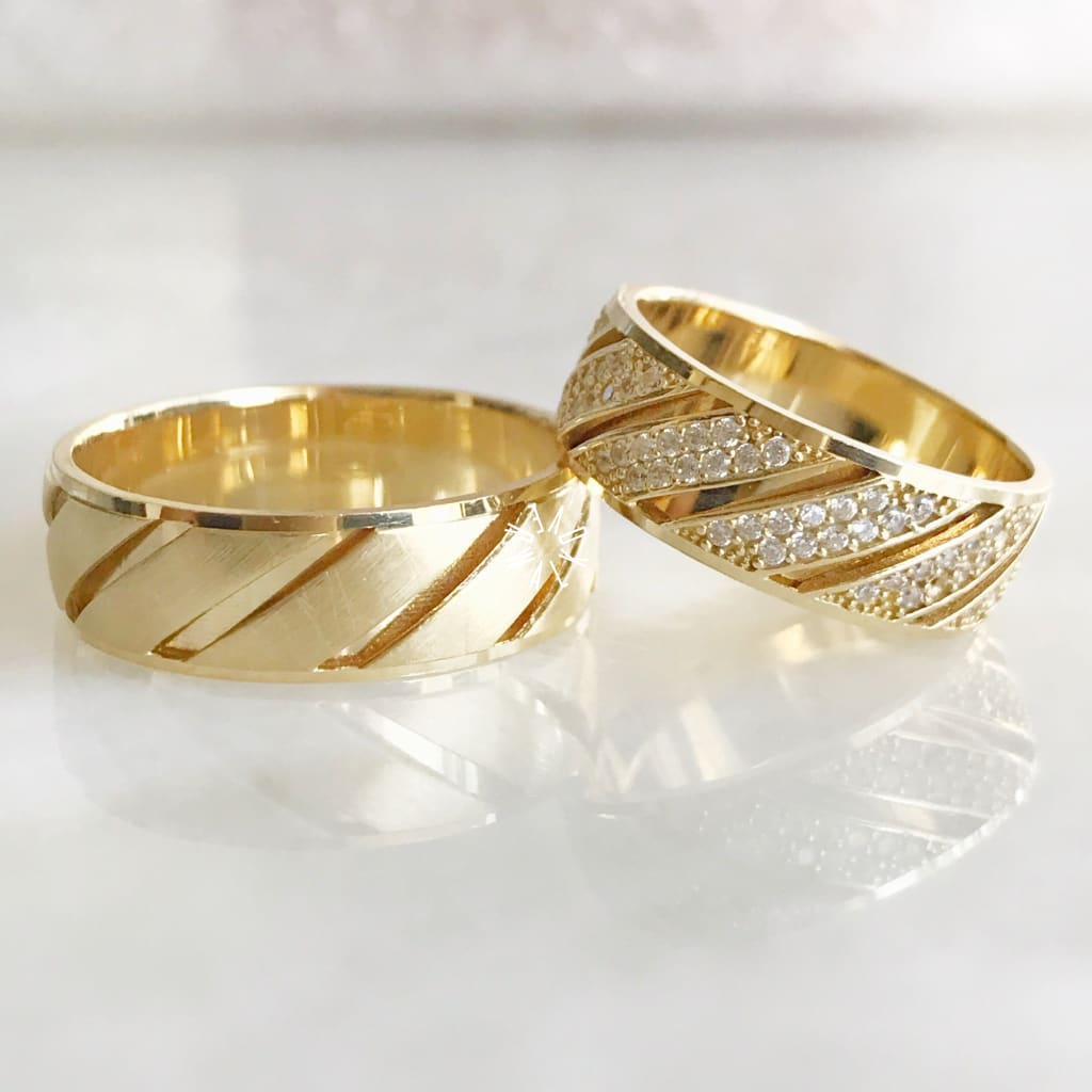 Alianza Matrimonial Oro Amarillo 14K 110347-110127 Argolla Matrimonial