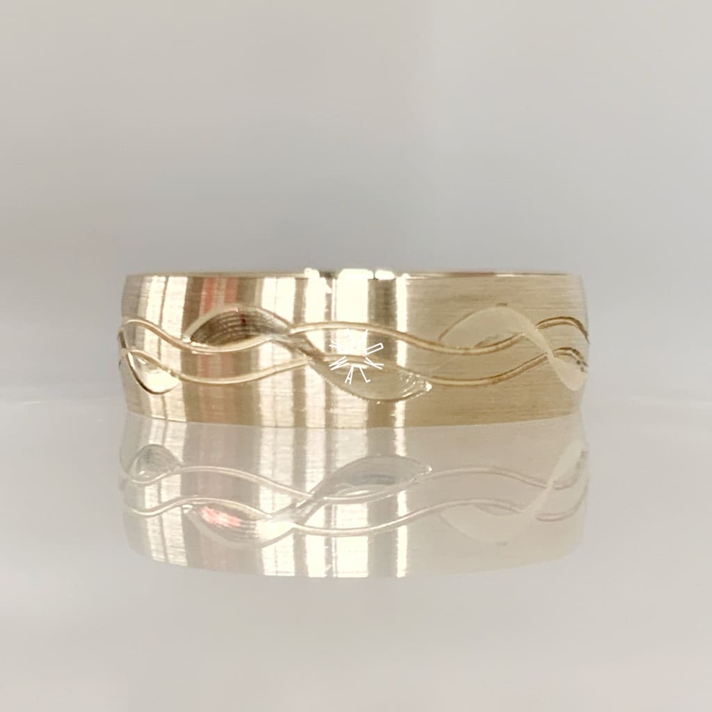 Alianza Matrimonial Oro Amarillo 14K 201576-155D Argolla Matrimonial