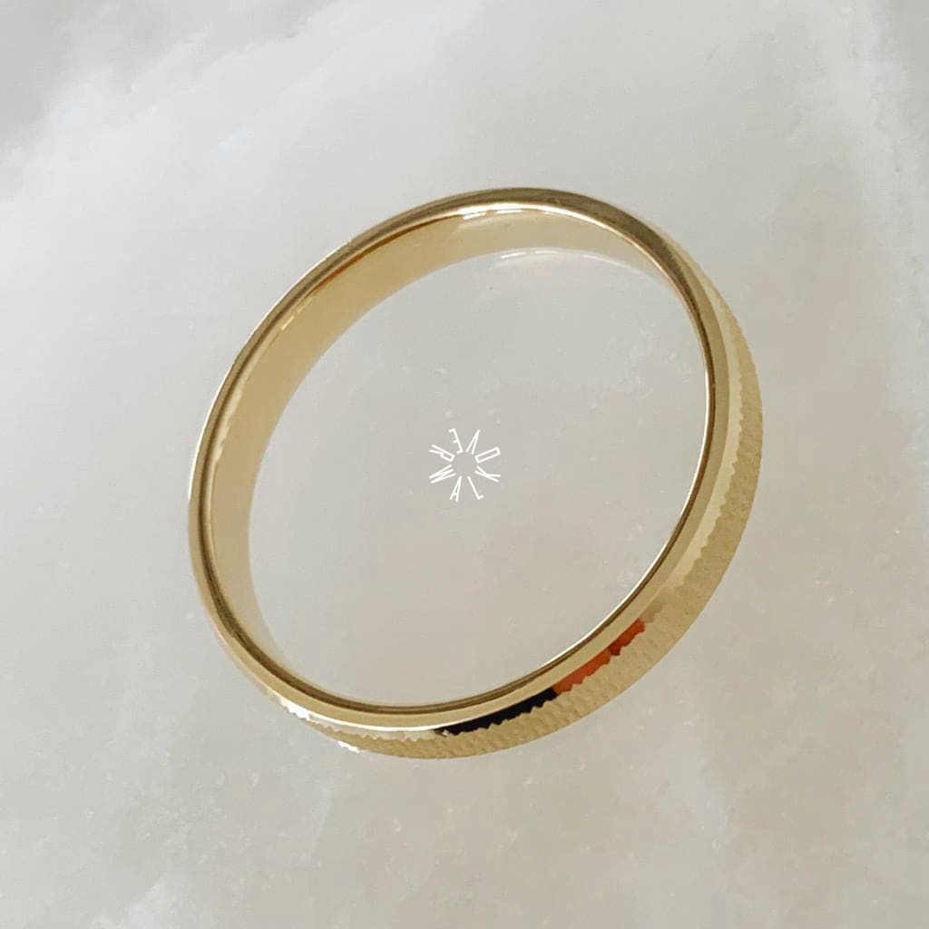 Alianza Matrimonial Oro Amarillo 14K 202213-52D Argolla Matrimonial