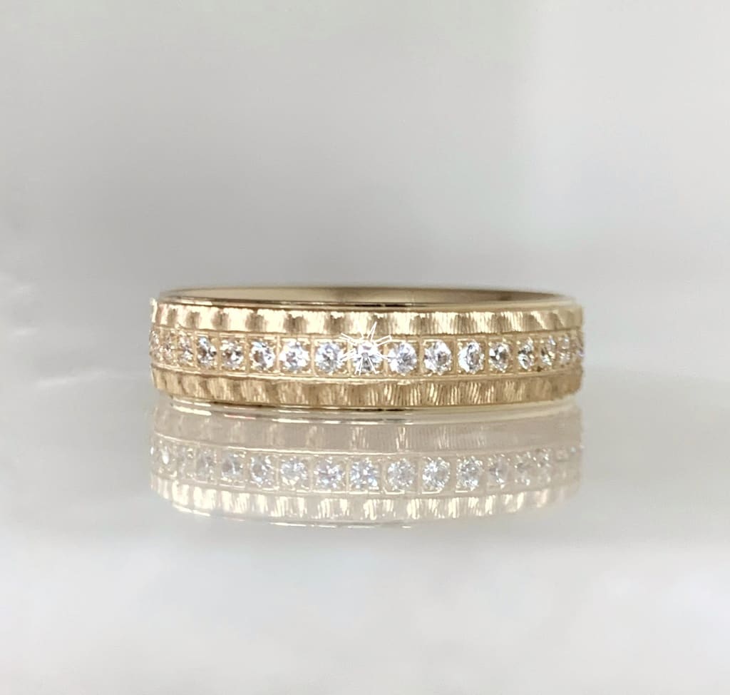 Alianza Matrimonial Oro Amarillo 14K 202705-114D Argolla Matrimonial