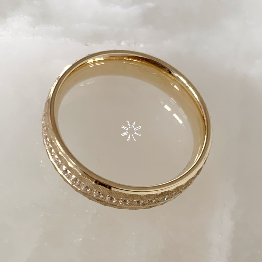 Alianza Matrimonial Oro Amarillo 14K 202705-114D Argolla Matrimonial