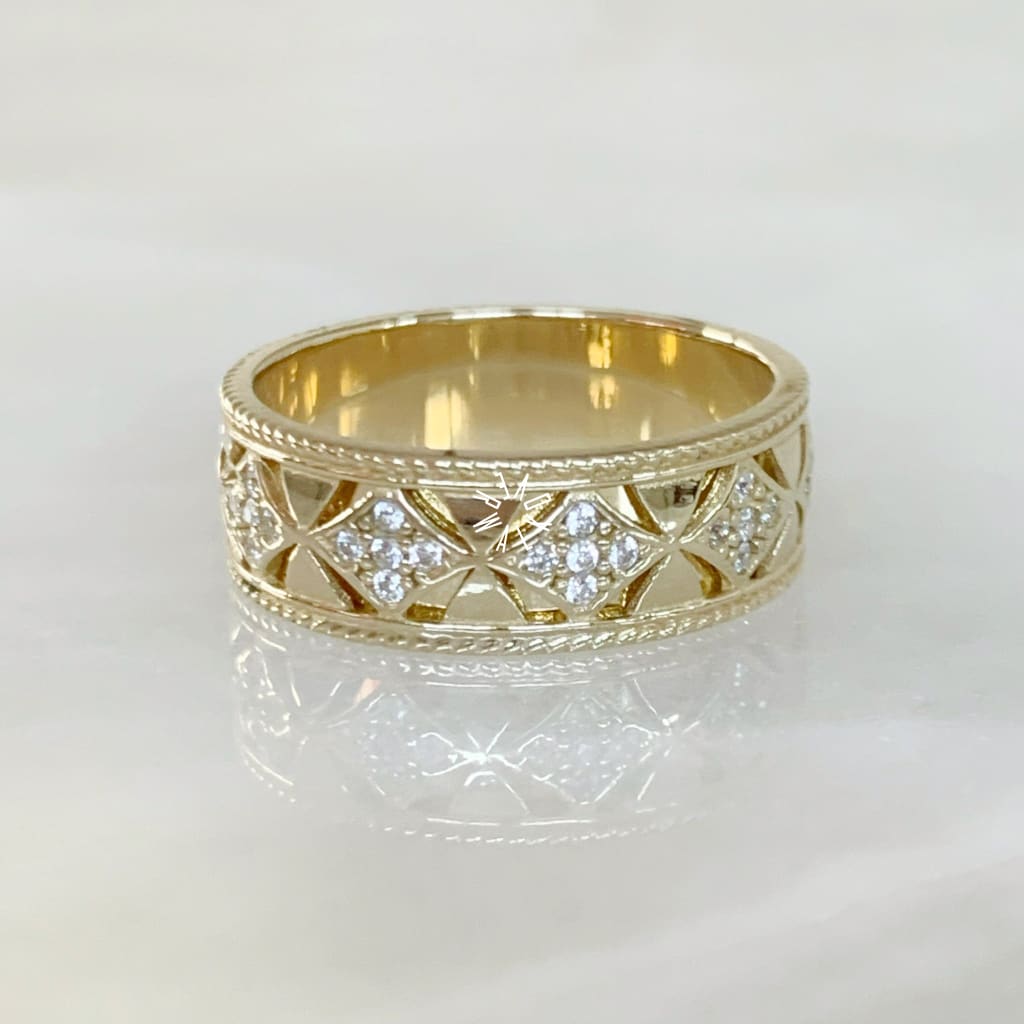 Alianza Matrimonial Oro Amarillo 14K 203027-151D-203017-159D Argolla Matrimonial