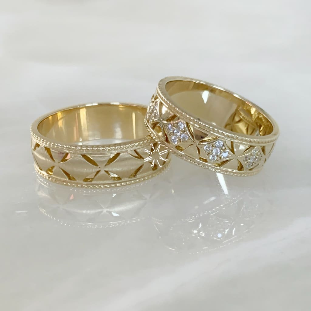 Anillos de boda oro 14k best sale