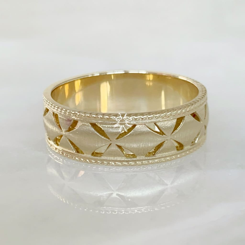 Alianza Matrimonial Oro Amarillo 14K 203027-151D-203017-159D Argolla Matrimonial