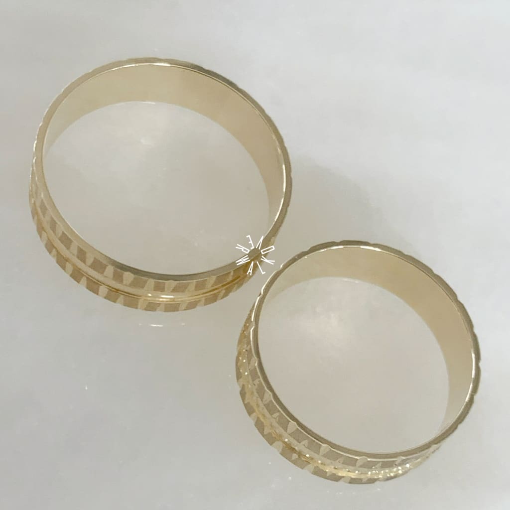 Alianza Matrimonial Oro Amarillo 14K 203326-135D-203316-114D Argolla Matrimonial
