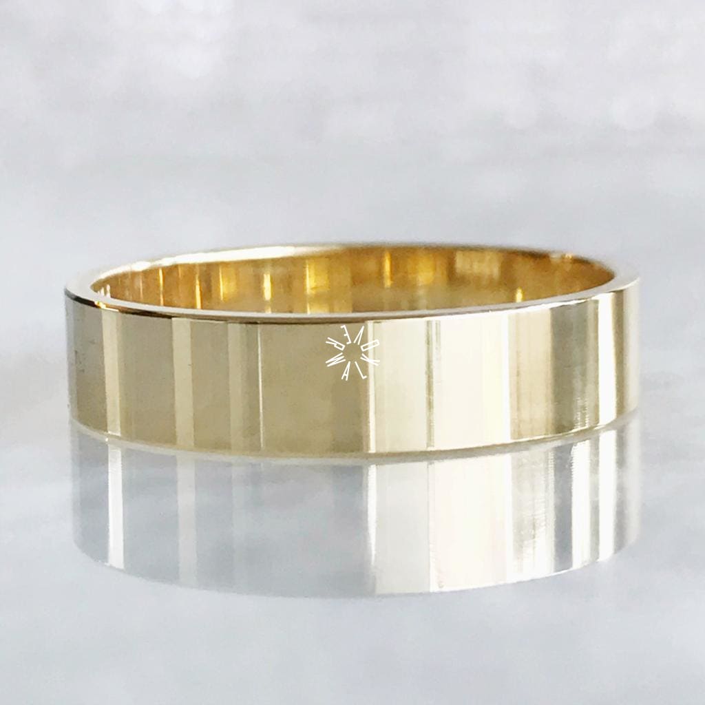 Alianza Matrimonial Oro Amarillo 14K 25785-16155M Argolla Matrimonial