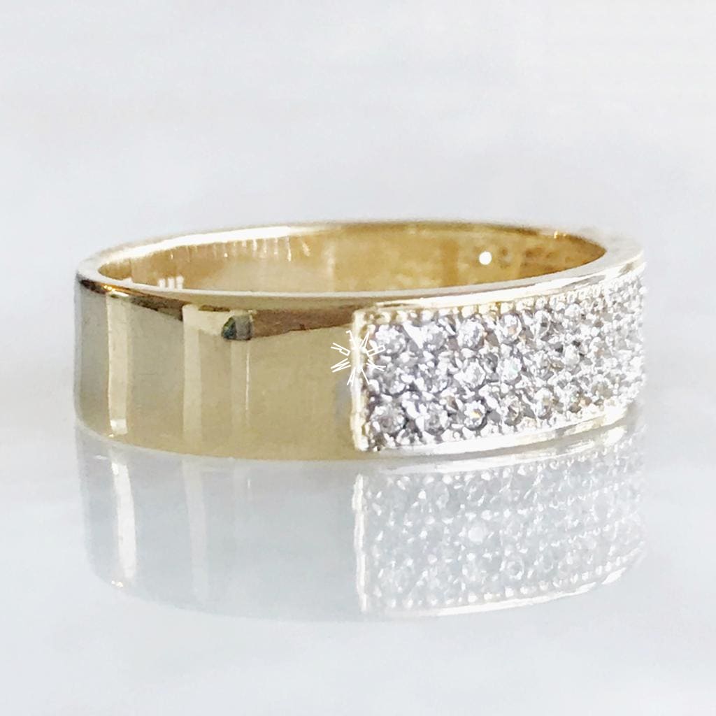 Alianza Matrimonial Oro Amarillo 14K 25785-16155M Argolla Matrimonial