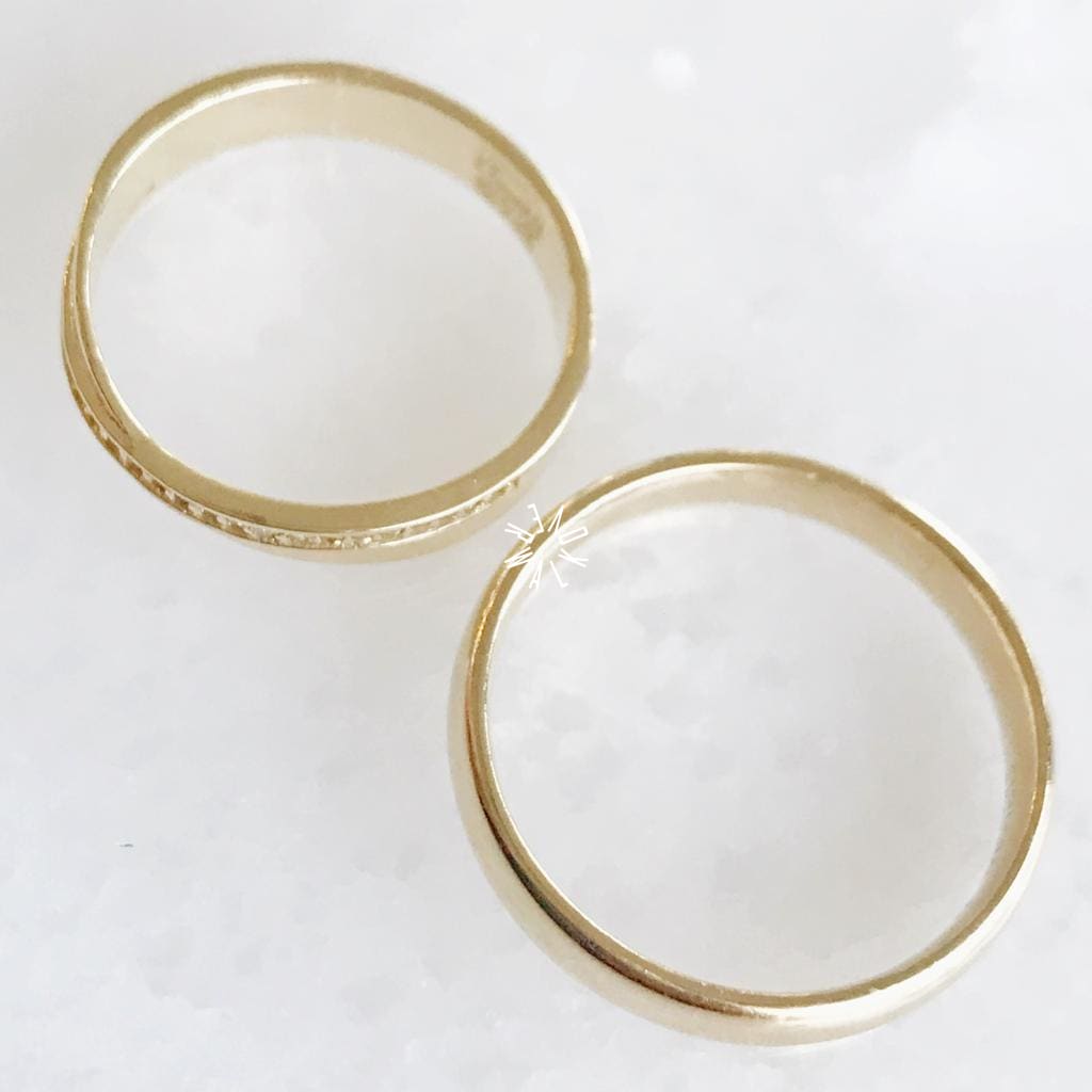 Alianza Matrimonial Oro Amarillo 14K 25984-90494M Argolla Matrimonial