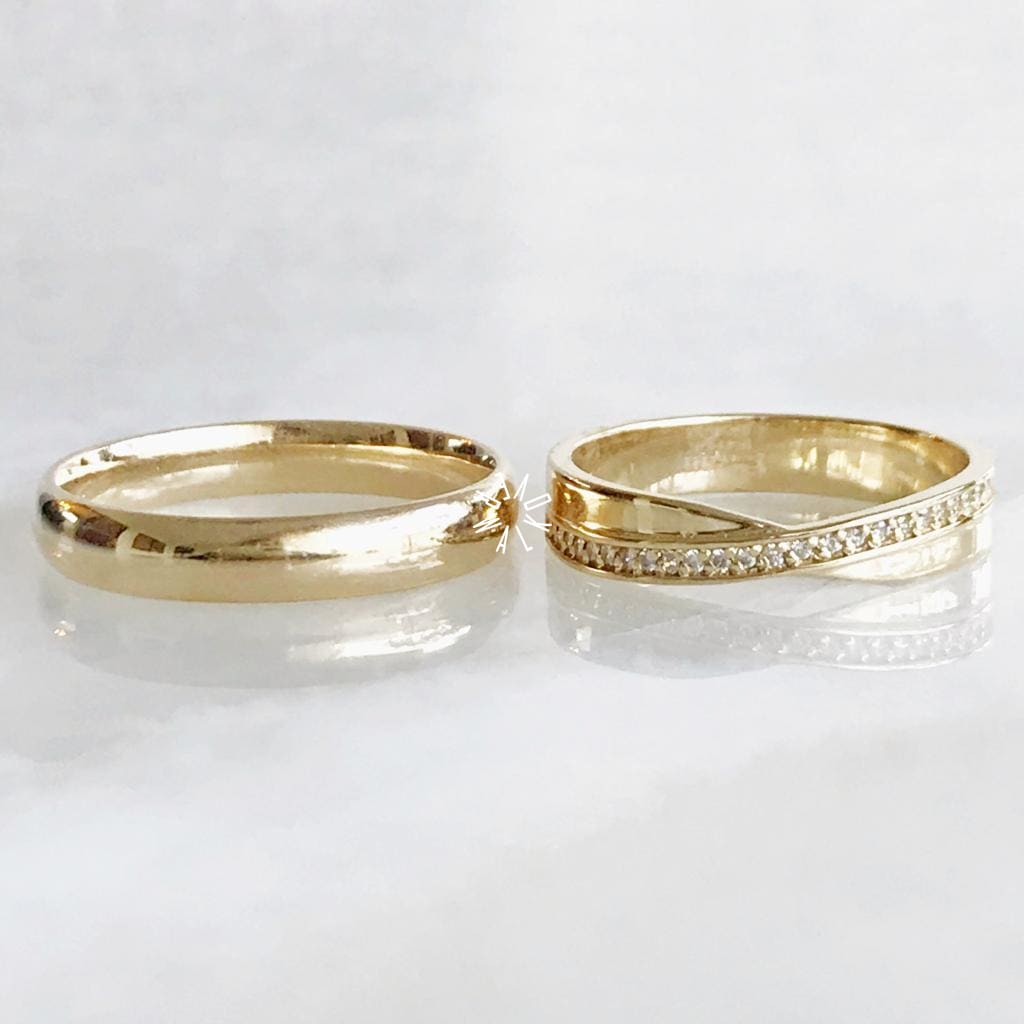 Alianza Matrimonial Oro Amarillo 14K 25984-90494M Argolla Matrimonial