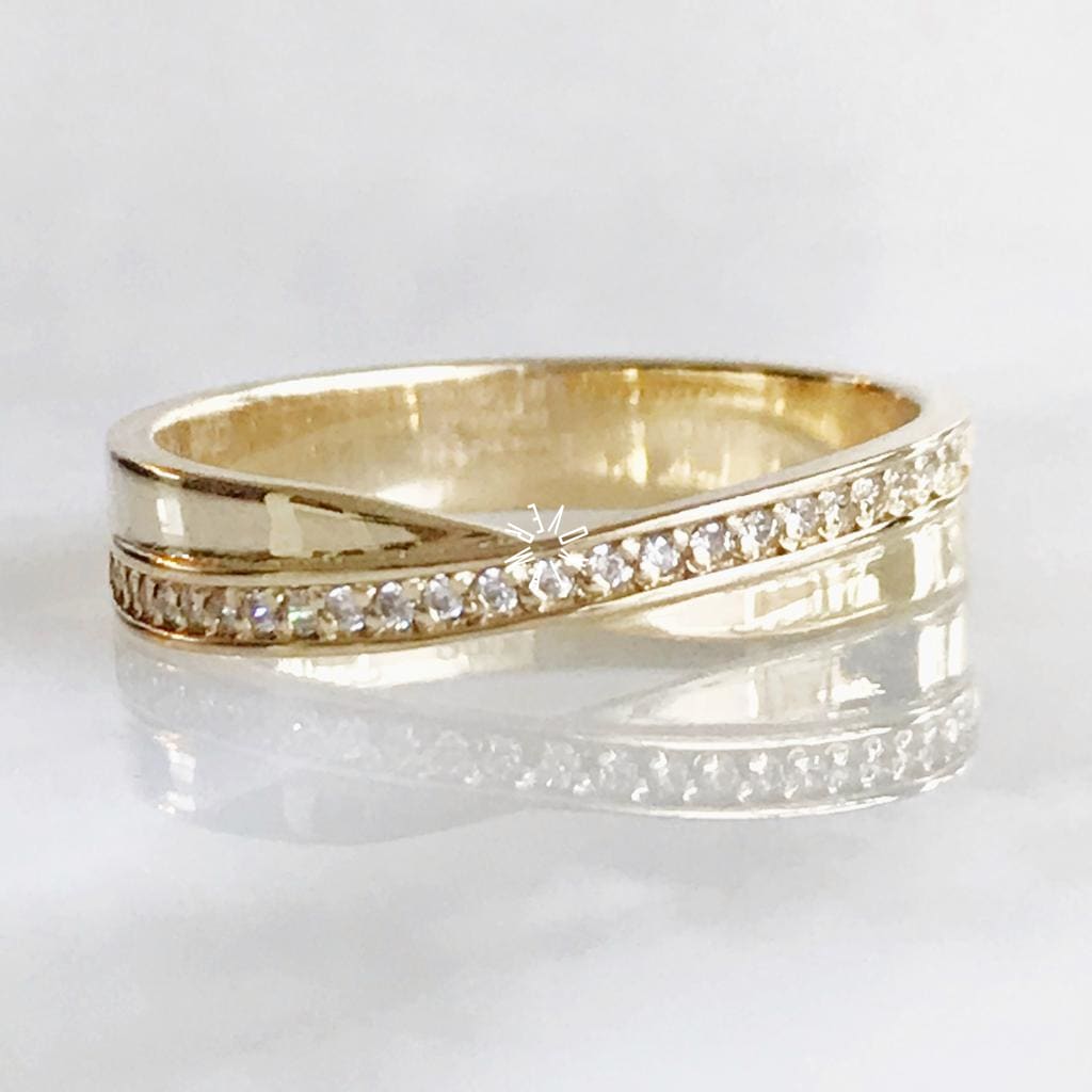 Alianza Matrimonial Oro Amarillo 14K 25984-90494M Argolla Matrimonial