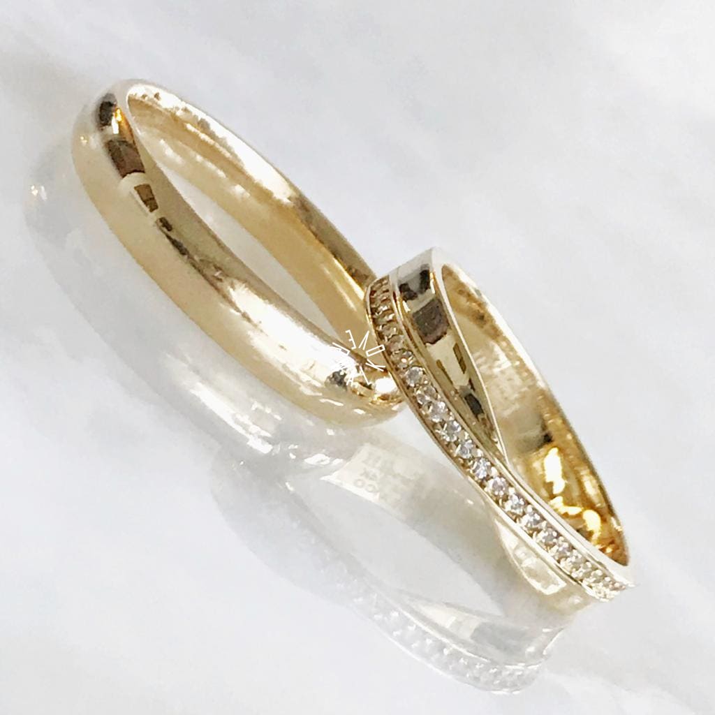 Alianza Matrimonial Oro Amarillo 14K 25984-90494M Argolla Matrimonial