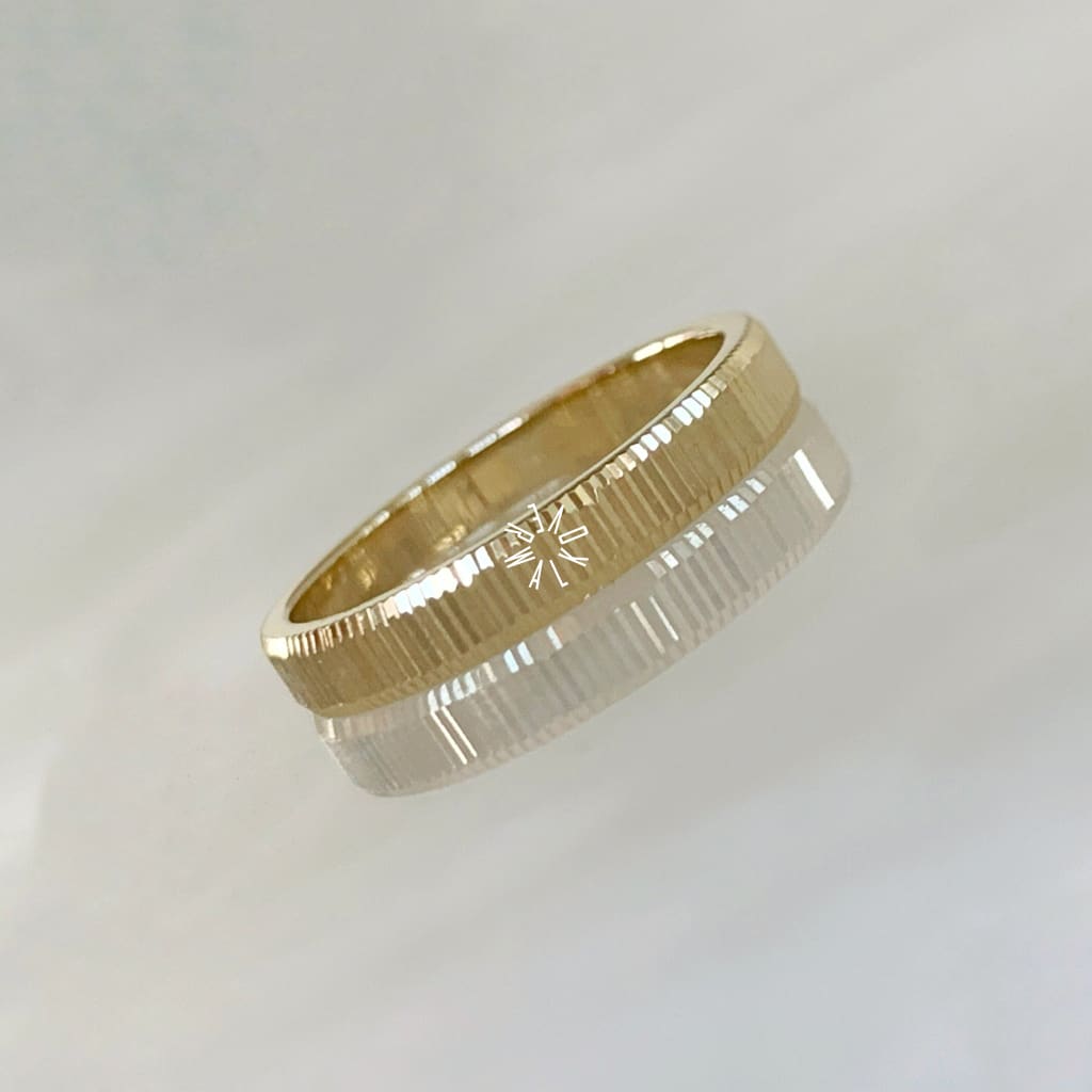 Alianza Matrimonial Oro Amarillo 14K 500623-74D Argolla Matrimonial