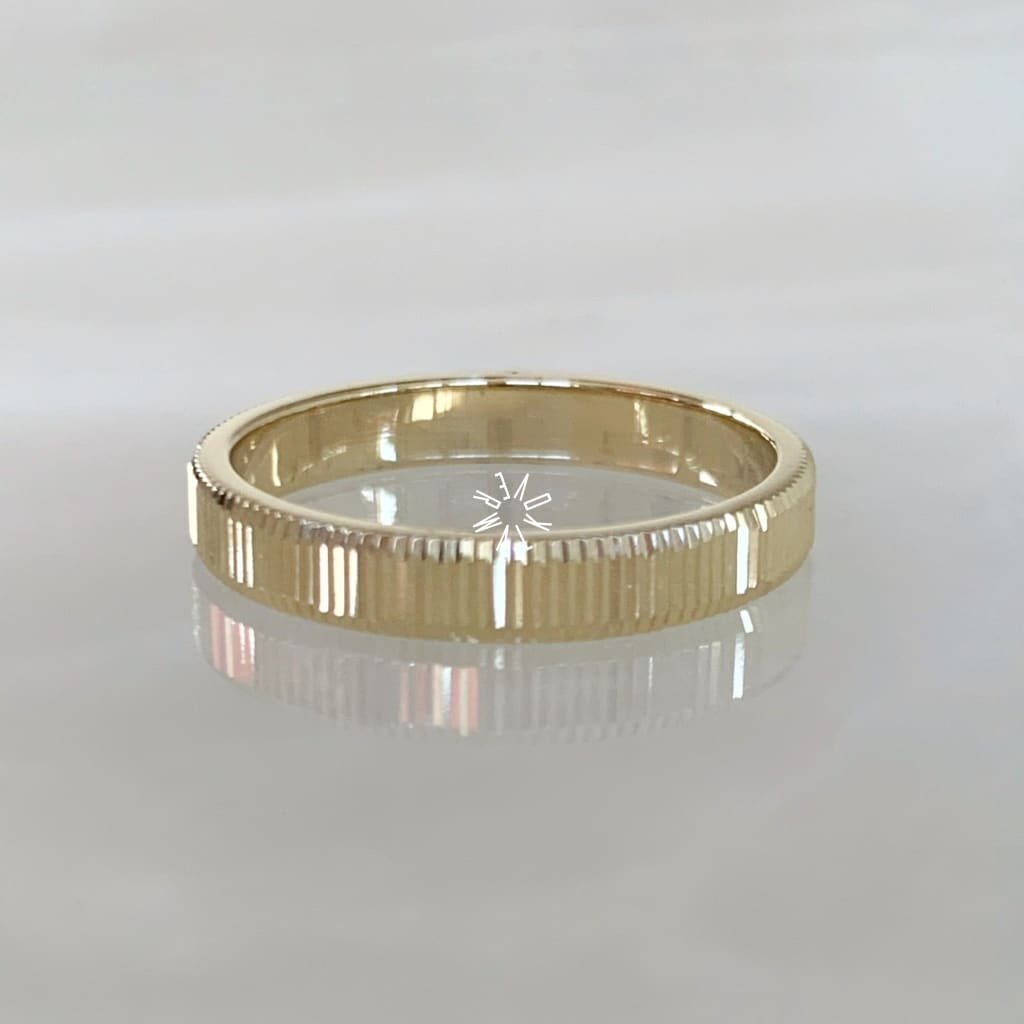 Alianza Matrimonial Oro Amarillo 14K 500623-74D Argolla Matrimonial