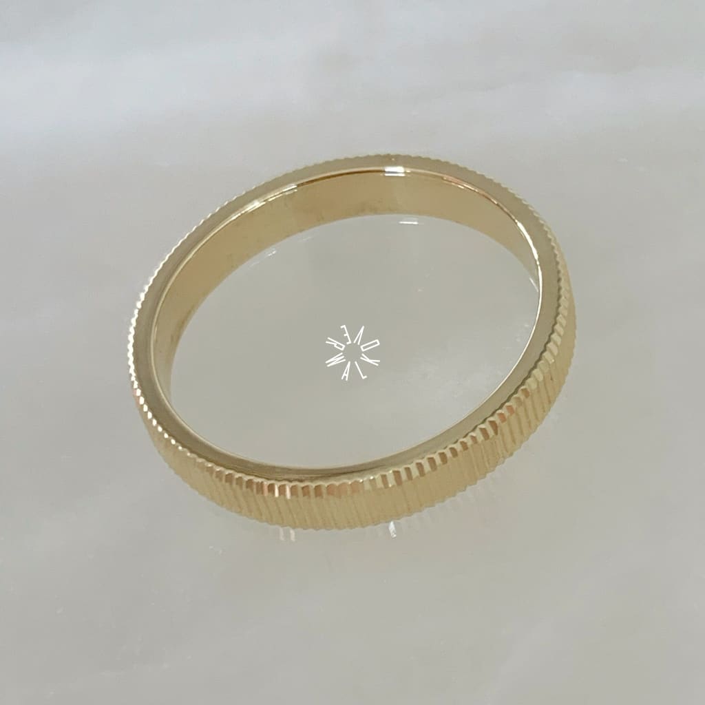 Alianza Matrimonial Oro Amarillo 14K 500623-74D Argolla Matrimonial
