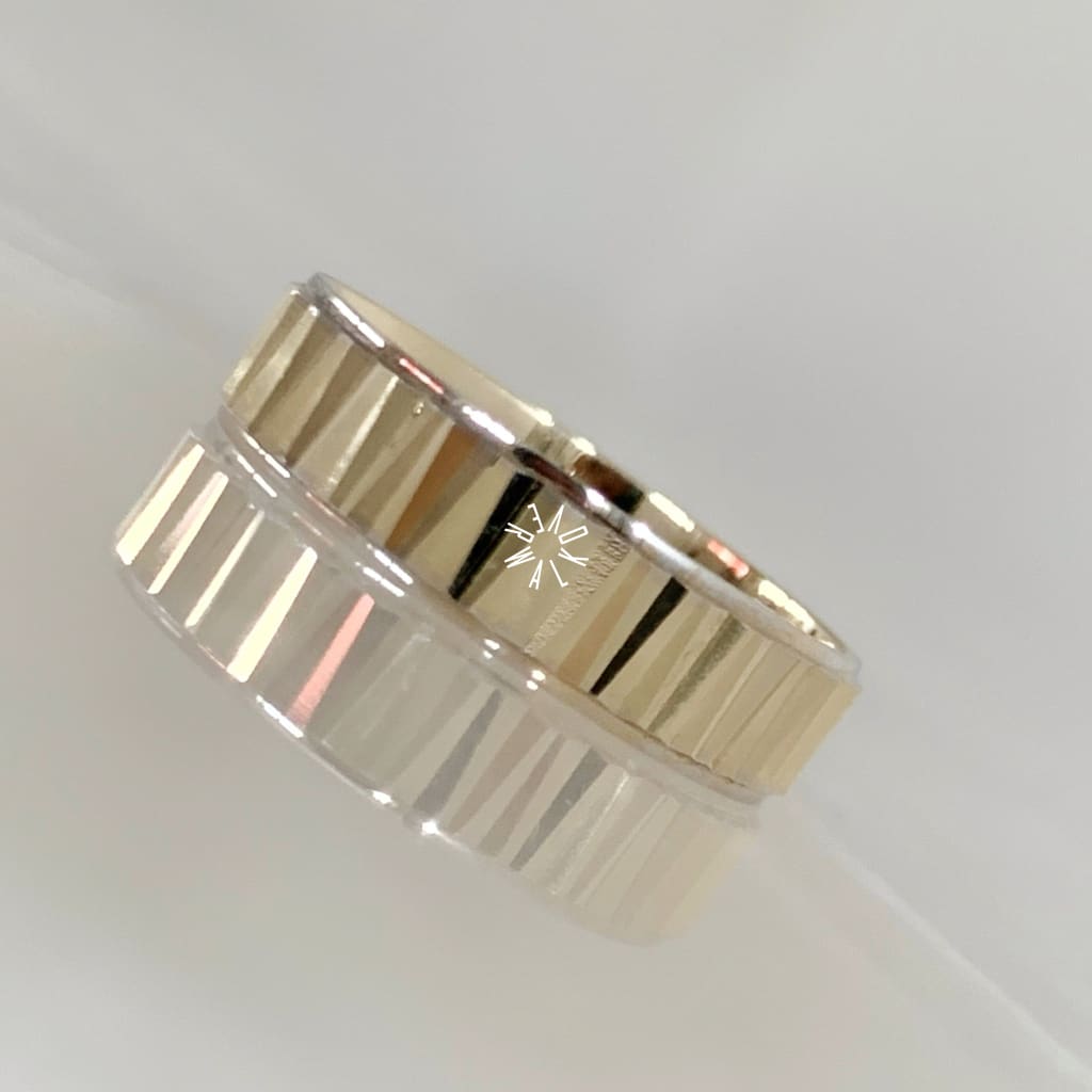 Alianza Matrimonial Oro Combinado 14K 202415-114D Argolla Matrimonial