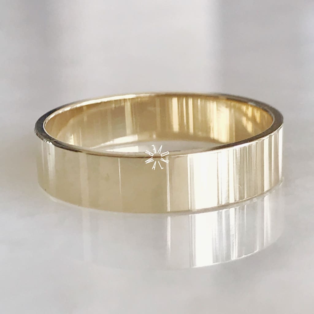 Alianza Matrimonial Oro Combinado 14K R25785-16155M Argolla Matrimonial