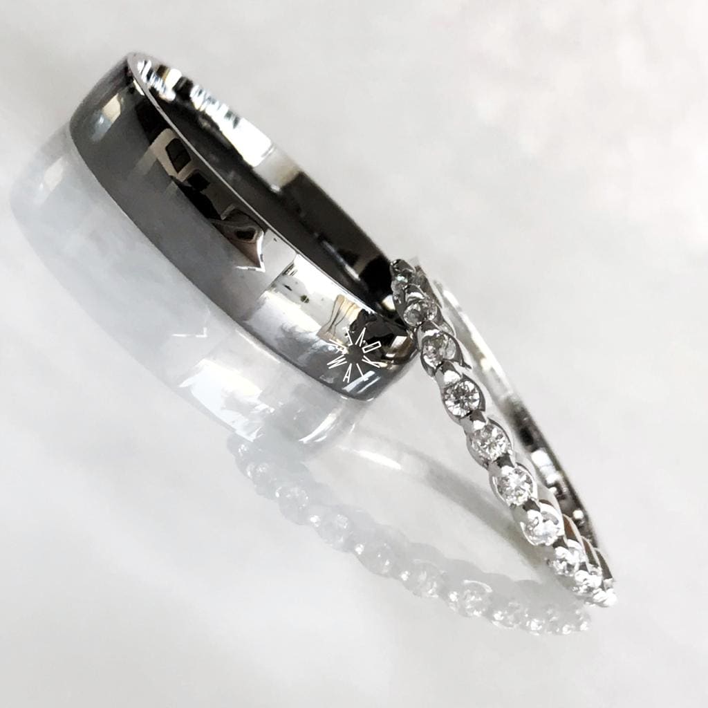 Alianza Matrimonial Oro Negro 14K Ap14Be2A5-635 Argolla Matrimonial