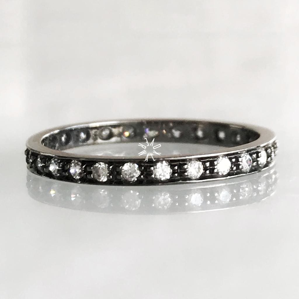 Alianza Matrimonial Oro Negro 14K Ap14Ne1A8-7064 Argolla Matrimonial
