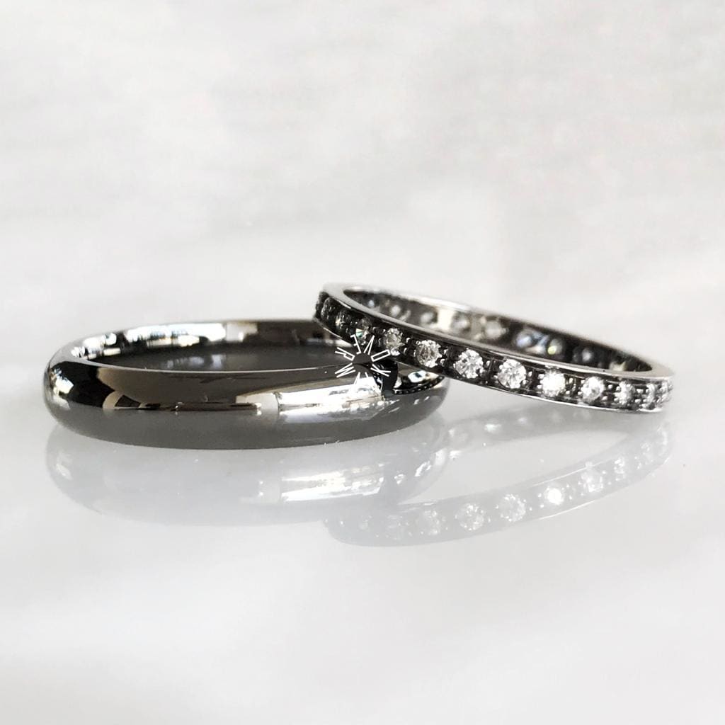 Alianza Matrimonial Oro Negro 14K Ap14Ne1A8-7064 Argolla Matrimonial