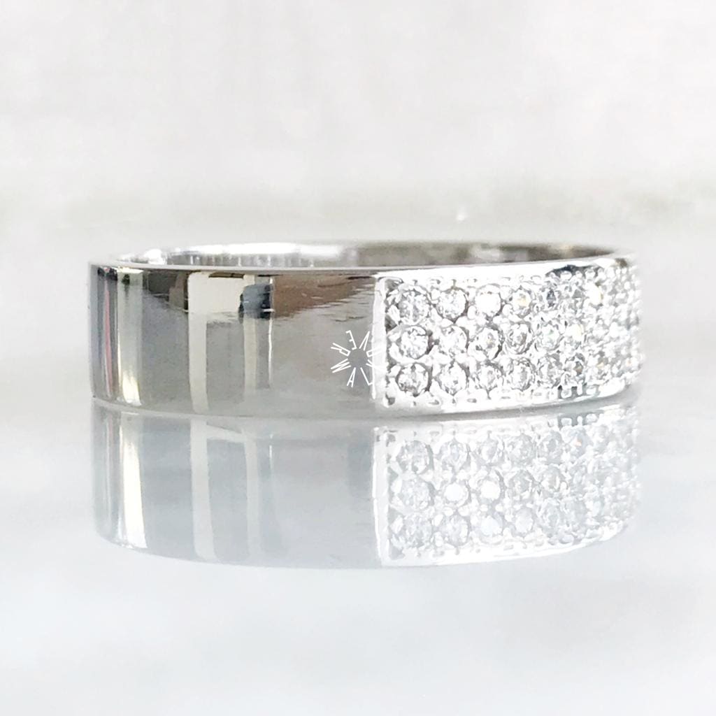 Alianza Matrimonial Oro Negro 14K B25785-636 Argolla Matrimonial