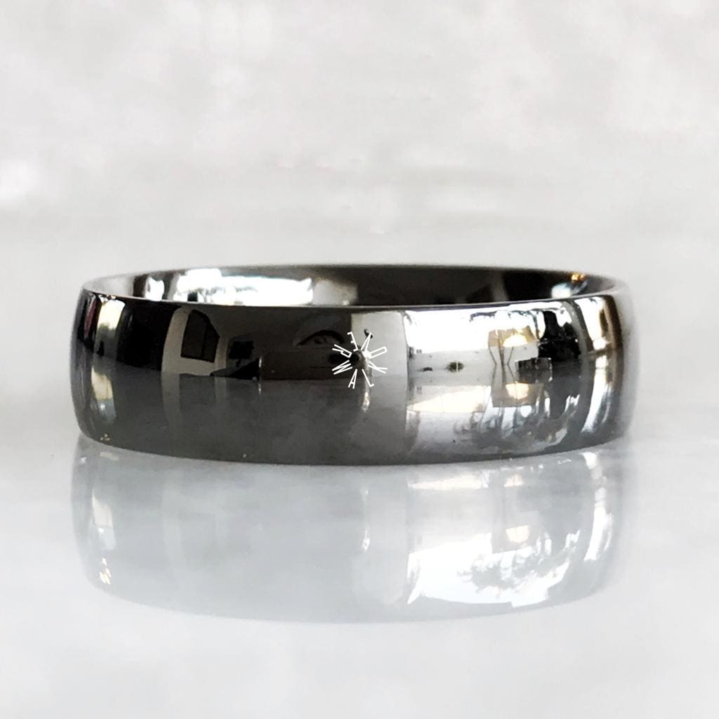 Alianza Matrimonial Oro Negro 14K B25785-636 Argolla Matrimonial