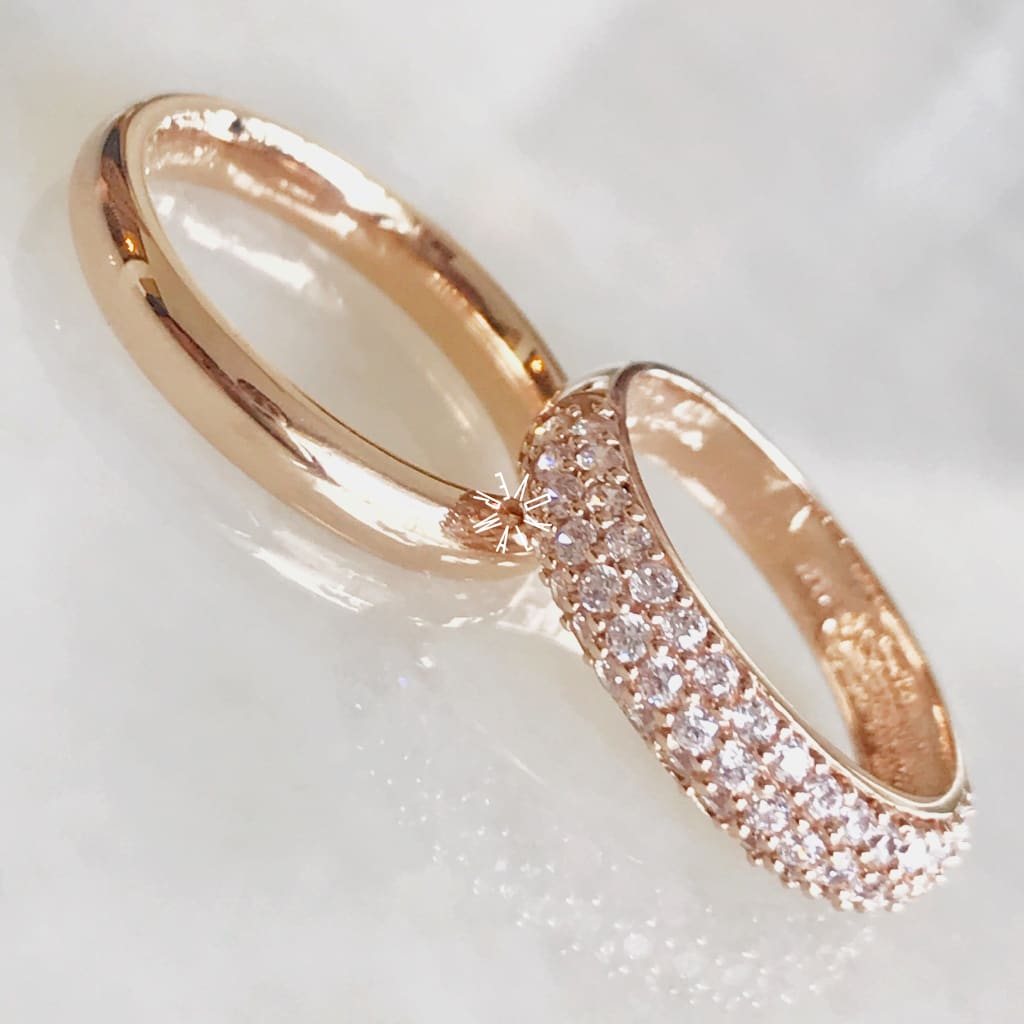 Alianza Matrimonial Oro Rosa 14K Ap14Re3A2-7063 Argolla Matrimonial