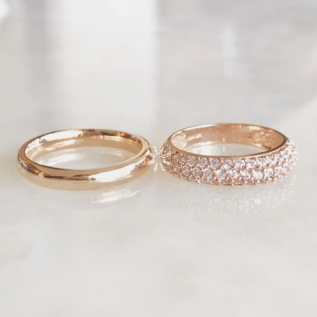 Alianza Matrimonial Oro Rosa 14K Ap14Re3A2-7063 Argolla Matrimonial