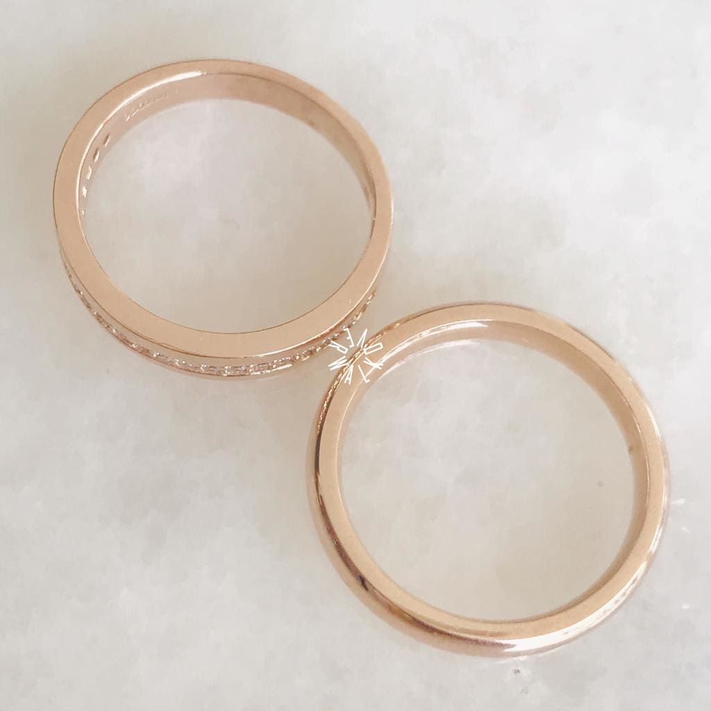 Alianza Matrimonial Oro Rosa 14K Ap14Re3A8-7063 Argolla Matrimonial
