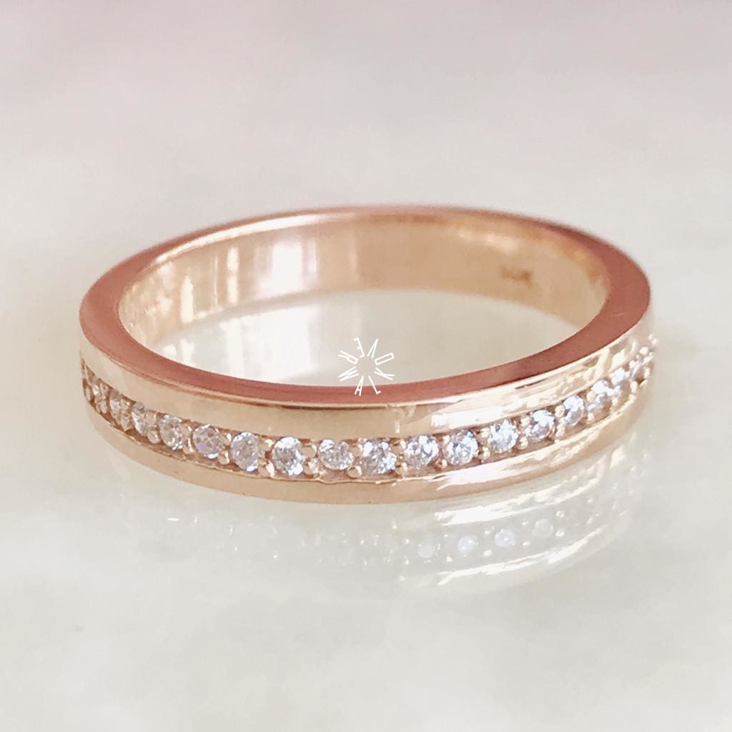 Alianza Matrimonial Oro Rosa 14K Ap14Re3A8-7063 Argolla Matrimonial