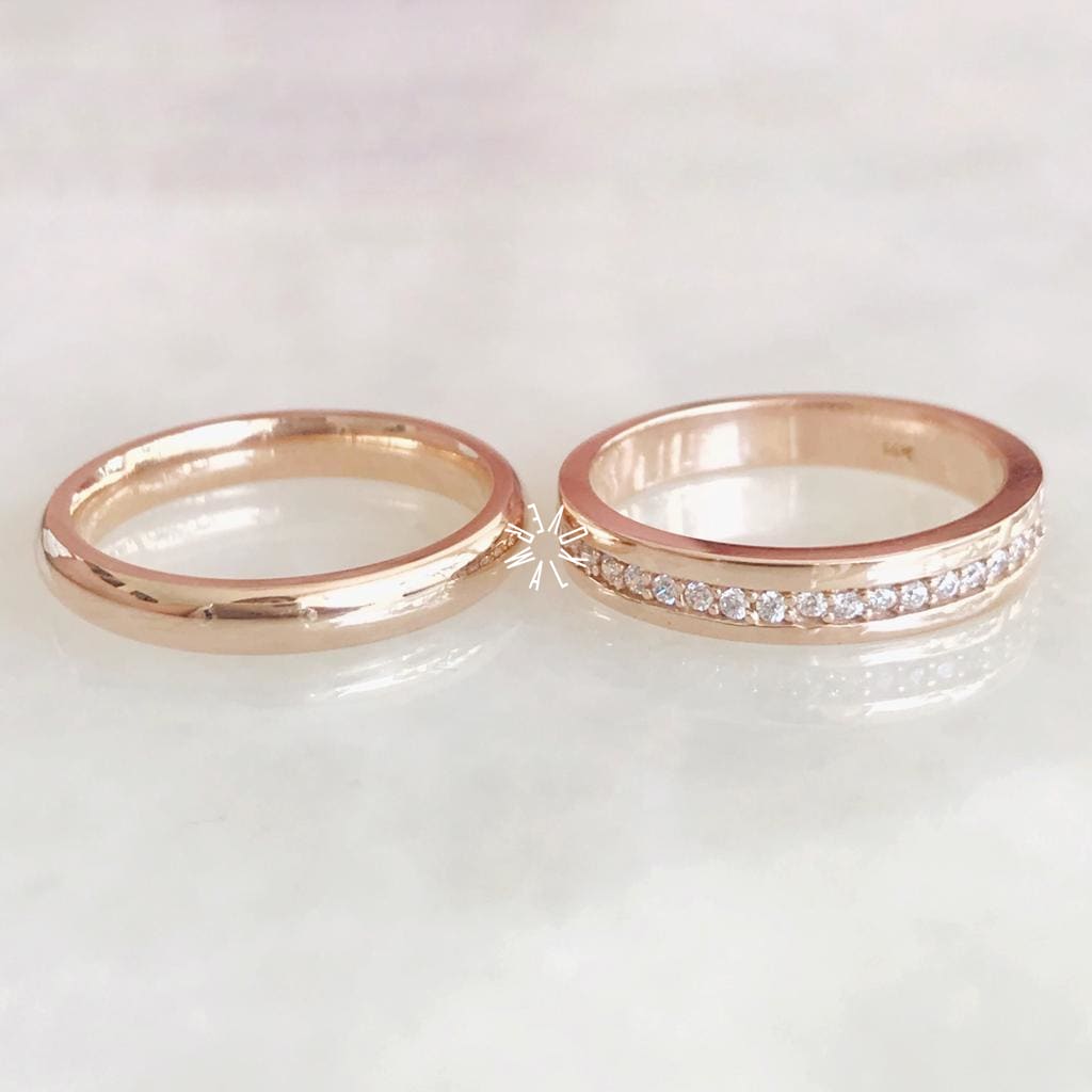 Alianza Matrimonial Oro Rosa 14K Ap14Re3A8-7063 Argolla Matrimonial