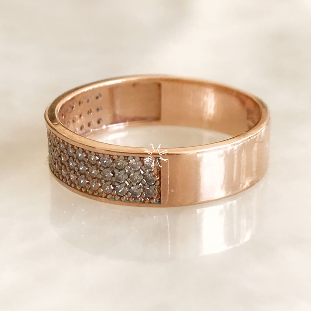 Alianza Matrimonial Oro Rosa 14K B25785 Argolla Matrimonial