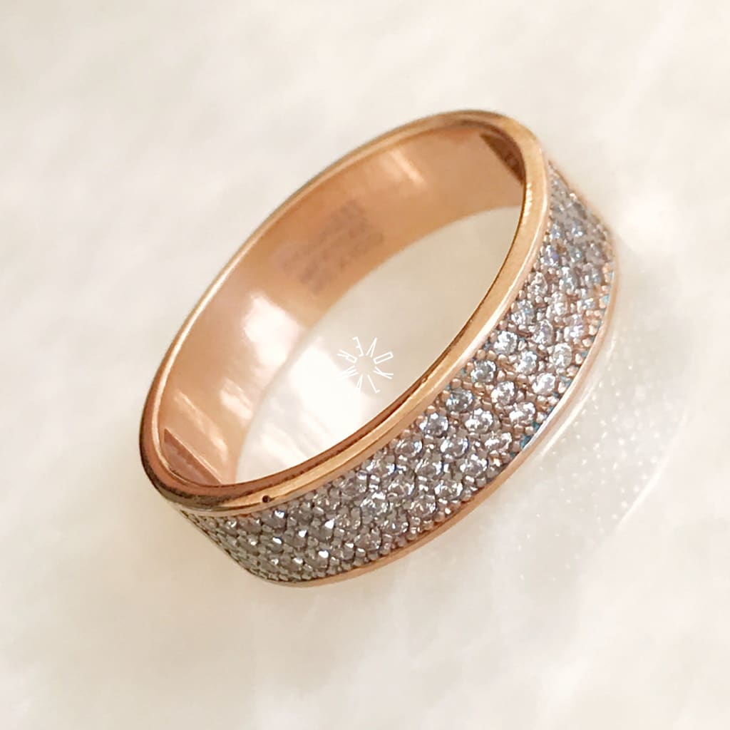 Alianza Matrimonial Oro Rosa 14K B25785 Argolla Matrimonial
