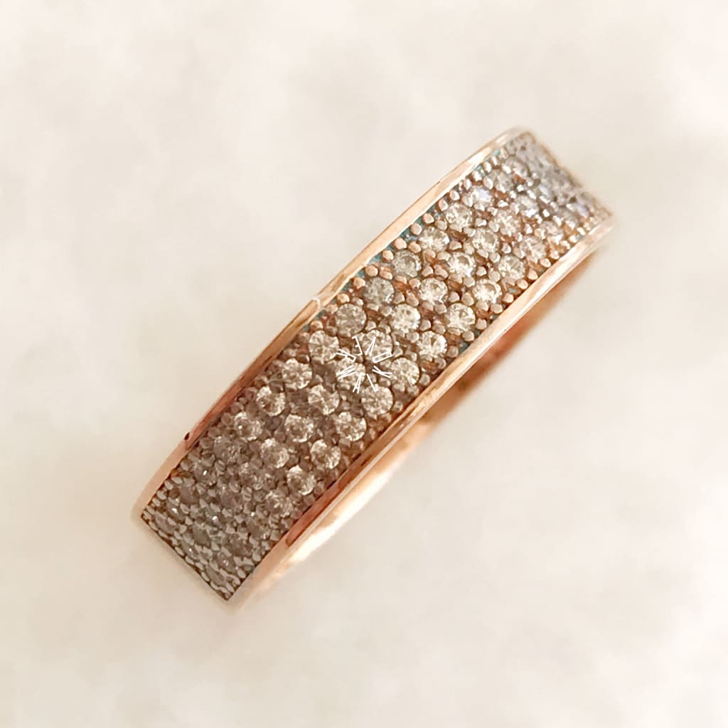Alianza Matrimonial Oro Rosa 14K B25785 Argolla Matrimonial