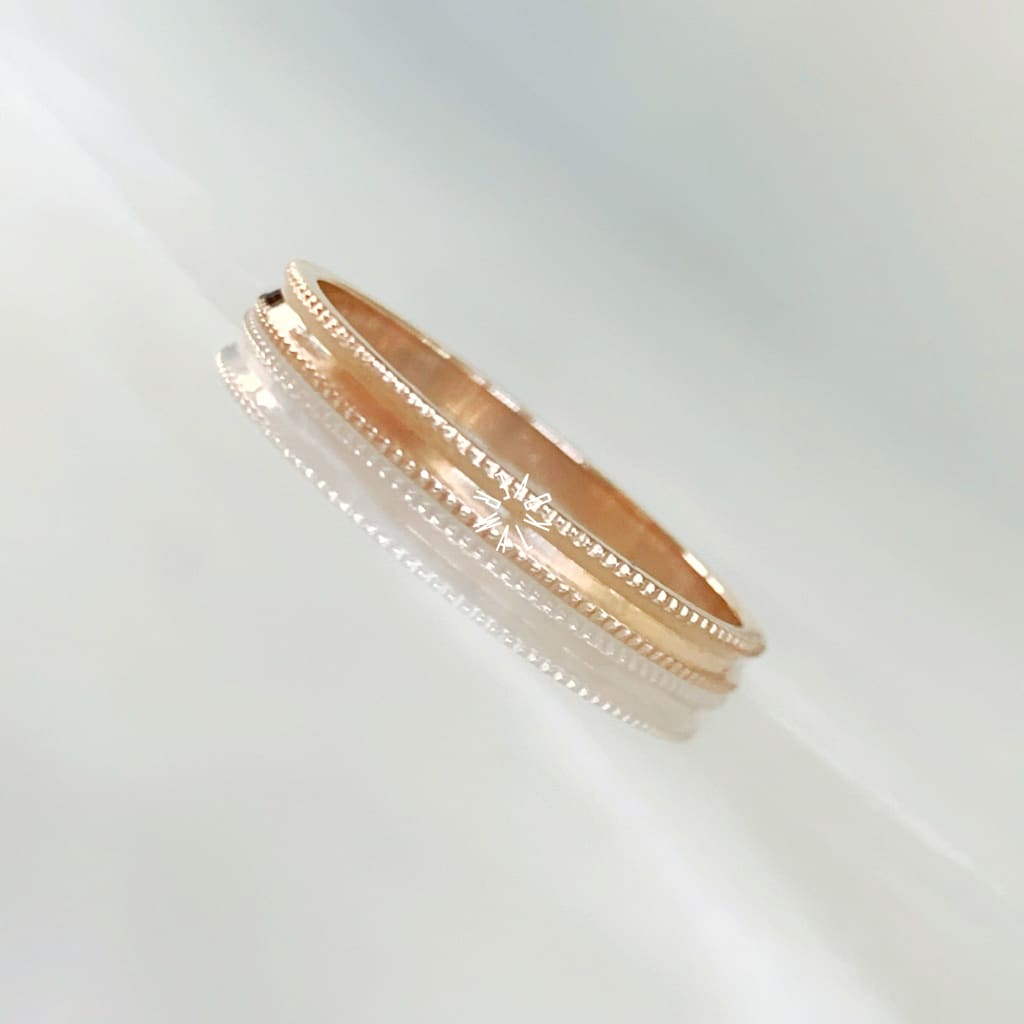 Alianza Matrimonial Oro Rosa 14K R202722-52D Argolla Matrimonial