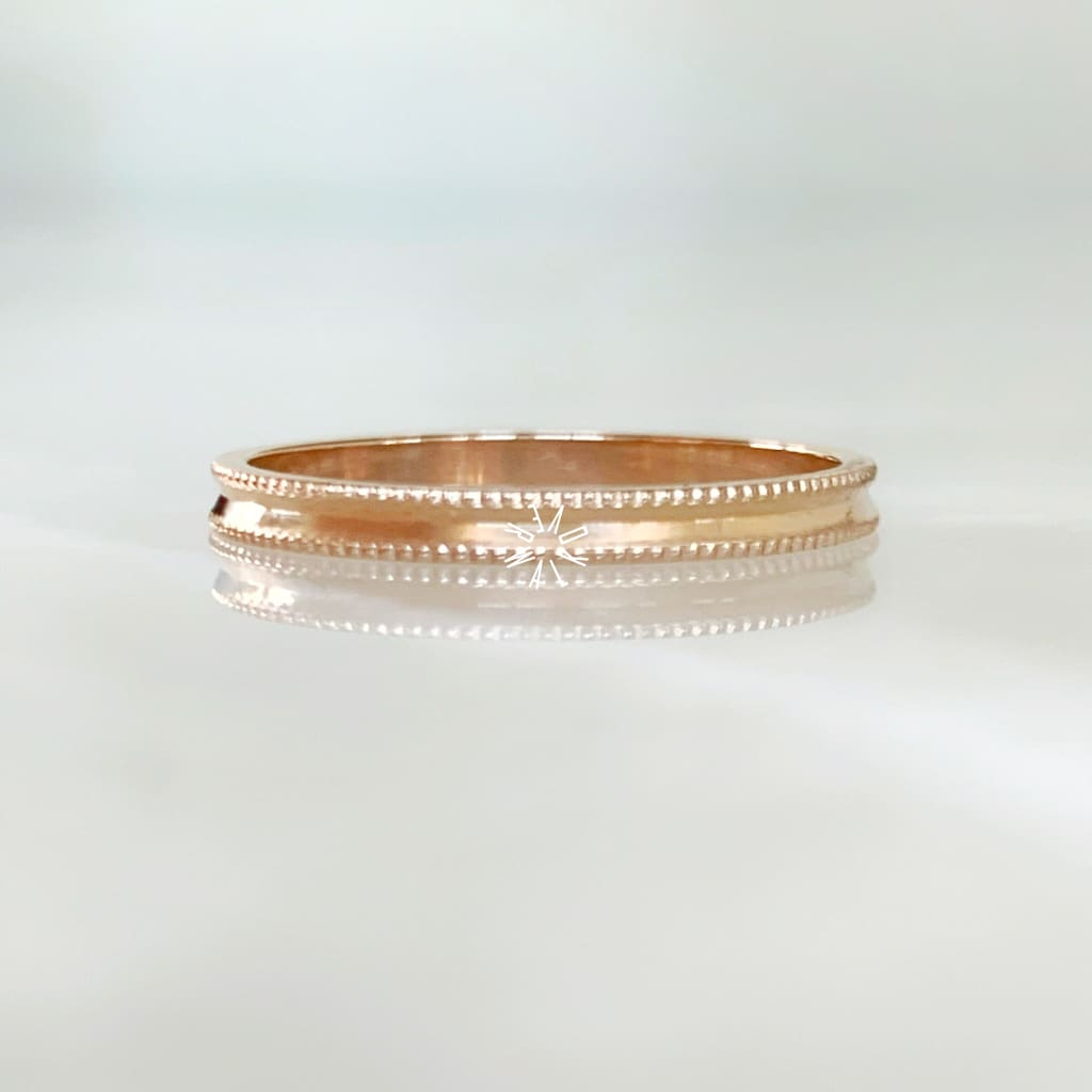 Alianza Matrimonial Oro Rosa 14K R202722-52D Argolla Matrimonial