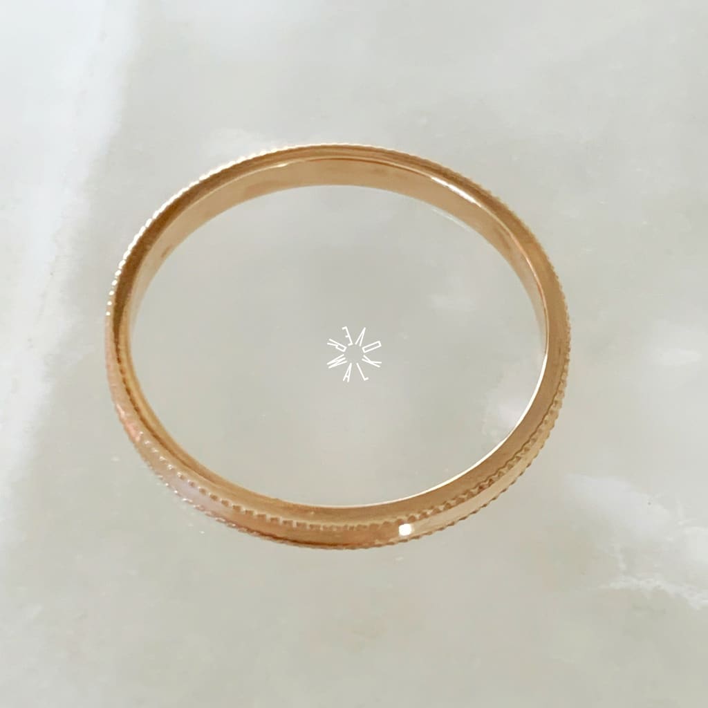 Alianza Matrimonial Oro Rosa 14K R202722-52D Argolla Matrimonial
