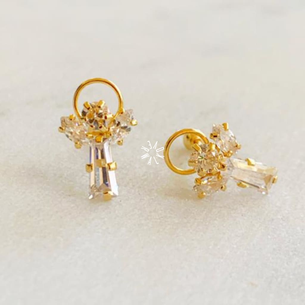 Aretito Oro Amarillo 14K Ar-Oa-14-106-075-55Us Aretitos